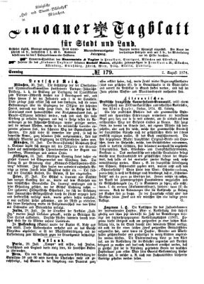 Lindauer Tagblatt für Stadt und Land Sonntag 2. August 1874