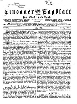 Lindauer Tagblatt für Stadt und Land Dienstag 18. August 1874