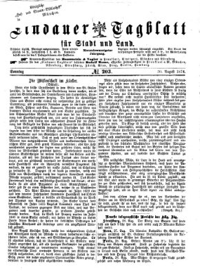 Lindauer Tagblatt für Stadt und Land Sonntag 30. August 1874