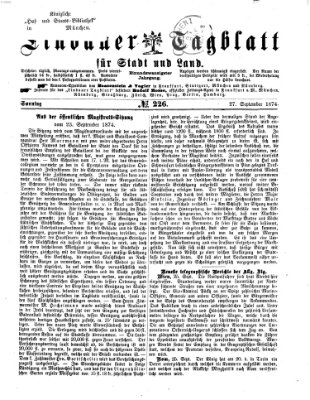 Lindauer Tagblatt für Stadt und Land Sonntag 27. September 1874