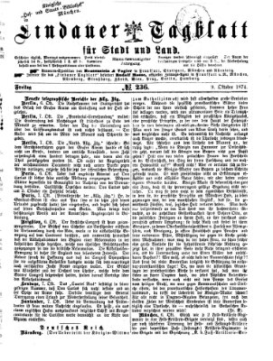 Lindauer Tagblatt für Stadt und Land Freitag 9. Oktober 1874