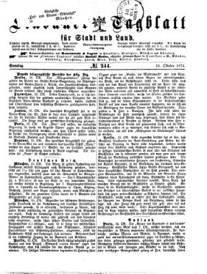 Lindauer Tagblatt für Stadt und Land Sonntag 18. Oktober 1874