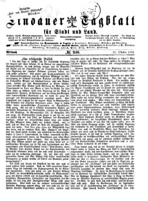 Lindauer Tagblatt für Stadt und Land Mittwoch 21. Oktober 1874