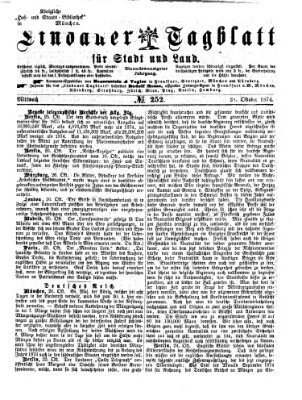 Lindauer Tagblatt für Stadt und Land Mittwoch 28. Oktober 1874