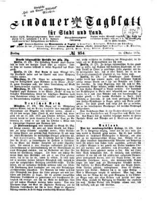 Lindauer Tagblatt für Stadt und Land Freitag 30. Oktober 1874