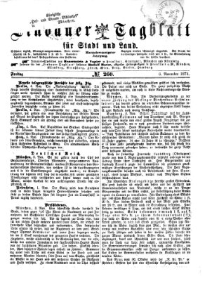 Lindauer Tagblatt für Stadt und Land Freitag 6. November 1874