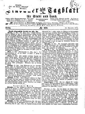 Lindauer Tagblatt für Stadt und Land Freitag 13. November 1874