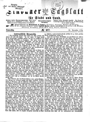 Lindauer Tagblatt für Stadt und Land Donnerstag 26. November 1874