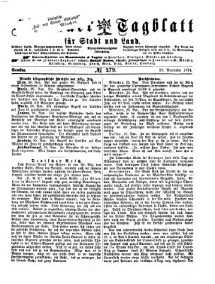 Lindauer Tagblatt für Stadt und Land Samstag 28. November 1874