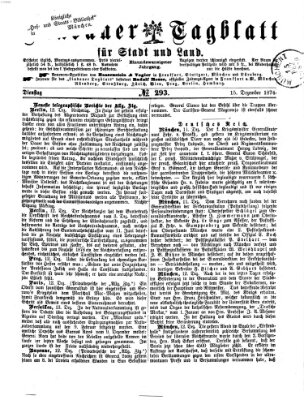 Lindauer Tagblatt für Stadt und Land Dienstag 15. Dezember 1874