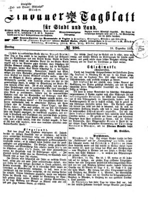 Lindauer Tagblatt für Stadt und Land Freitag 18. Dezember 1874