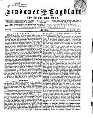 Lindauer Tagblatt für Stadt und Land Samstag 19. Dezember 1874