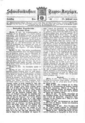 Schwabmünchner Tages-Anzeiger Samstag 28. Februar 1874