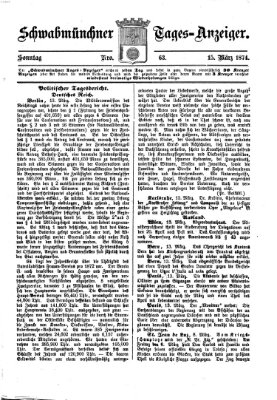 Schwabmünchner Tages-Anzeiger Sonntag 15. März 1874