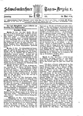 Schwabmünchner Tages-Anzeiger Sonntag 24. Mai 1874