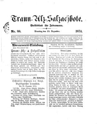 Traun-Alz-Salzachbote Dienstag 15. Dezember 1874