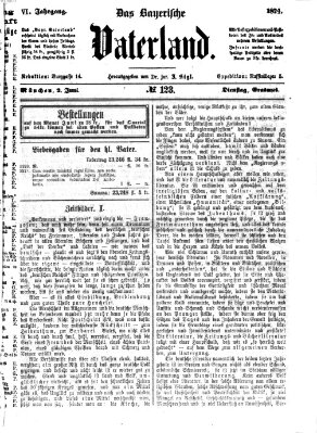 Das bayerische Vaterland Montag 1. Juni 1874