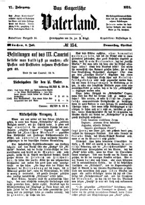 Das bayerische Vaterland Donnerstag 9. Juli 1874