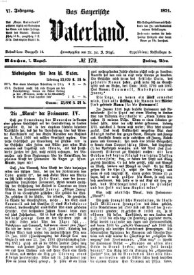 Das bayerische Vaterland Freitag 7. August 1874