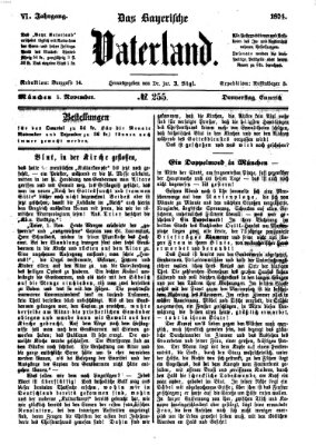 Das bayerische Vaterland Donnerstag 5. November 1874