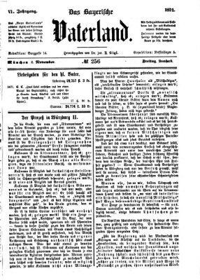 Das bayerische Vaterland Freitag 6. November 1874