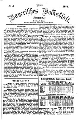 Neues bayerisches Volksblatt Montag 5. Januar 1874