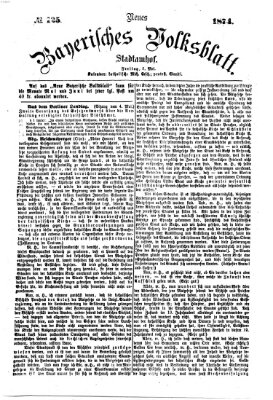 Neues bayerisches Volksblatt Freitag 8. Mai 1874