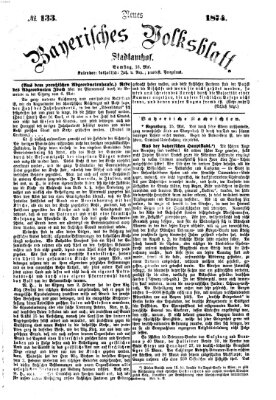 Neues bayerisches Volksblatt Samstag 16. Mai 1874