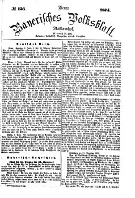 Neues bayerisches Volksblatt Mittwoch 10. Juni 1874