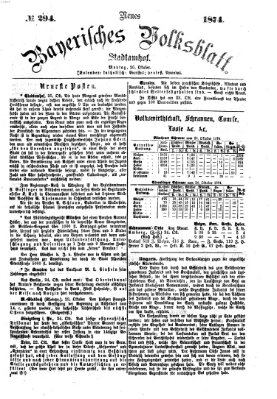 Neues bayerisches Volksblatt Montag 26. Oktober 1874