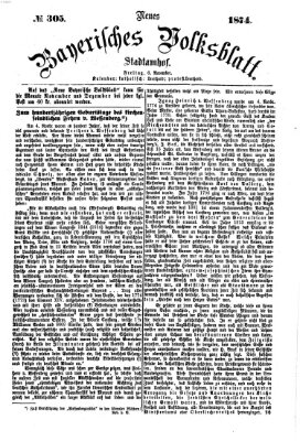 Neues bayerisches Volksblatt Freitag 6. November 1874