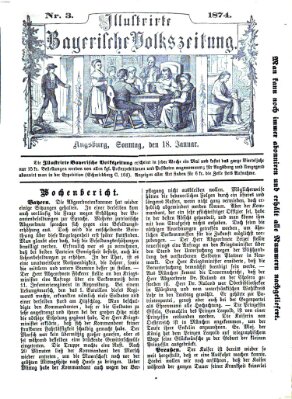 Illustrirte bayerische Volkszeitung Sonntag 18. Januar 1874