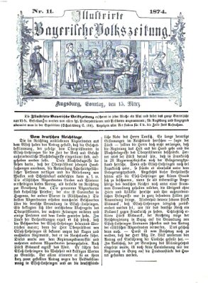 Illustrirte bayerische Volkszeitung Sonntag 15. März 1874