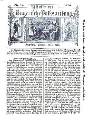 Illustrirte bayerische Volkszeitung Sonntag 5. April 1874