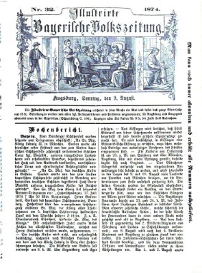 Illustrirte bayerische Volkszeitung Sonntag 9. August 1874