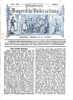 Illustrirte bayerische Volkszeitung Sonntag 13. Dezember 1874