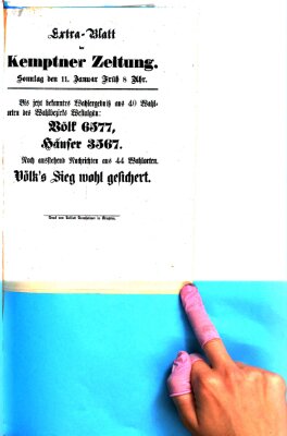 Kemptner Zeitung Sonntag 11. Januar 1874