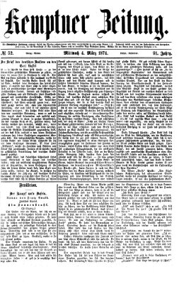 Kemptner Zeitung Mittwoch 4. März 1874