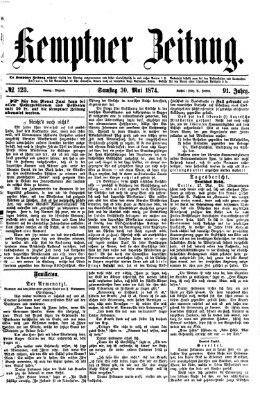 Kemptner Zeitung Samstag 30. Mai 1874