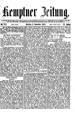 Kemptner Zeitung Freitag 6. November 1874