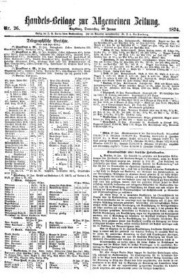 Allgemeine Zeitung. Handelsbeilage (Allgemeine Zeitung) Donnerstag 29. Januar 1874