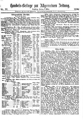 Allgemeine Zeitung. Handelsbeilage (Allgemeine Zeitung) Freitag 6. März 1874