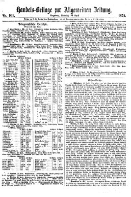 Allgemeine Zeitung. Handelsbeilage (Allgemeine Zeitung) Sonntag 26. April 1874