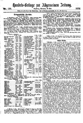 Allgemeine Zeitung. Handelsbeilage (Allgemeine Zeitung) Mittwoch 20. Mai 1874