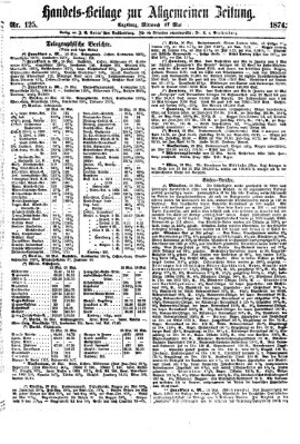 Allgemeine Zeitung. Handelsbeilage (Allgemeine Zeitung) Mittwoch 27. Mai 1874