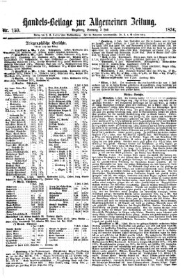 Allgemeine Zeitung. Handelsbeilage (Allgemeine Zeitung) Sonntag 5. Juli 1874