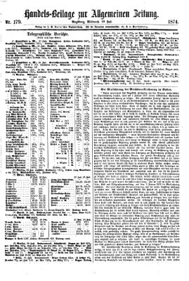 Allgemeine Zeitung. Handelsbeilage (Allgemeine Zeitung) Mittwoch 29. Juli 1874