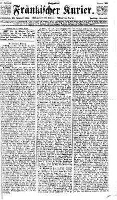 Fränkischer Kurier Freitag 16. Januar 1874