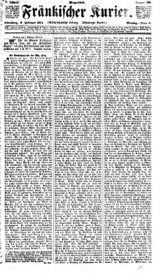 Fränkischer Kurier Montag 2. Februar 1874