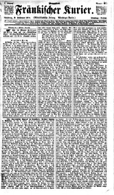 Fränkischer Kurier Dienstag 3. Februar 1874